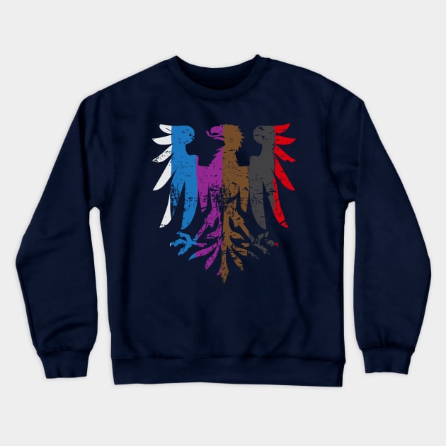 BJJ Belt Rank Eagle Form for Jiu Jitsu Crewneck Sweatshirt by ThreadsMonkey